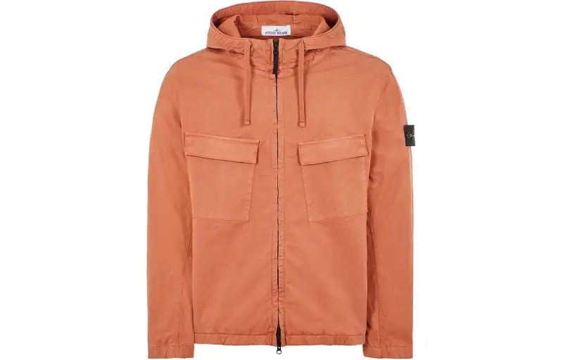 STONE ISLAND Jackets & Coats Men's Orange