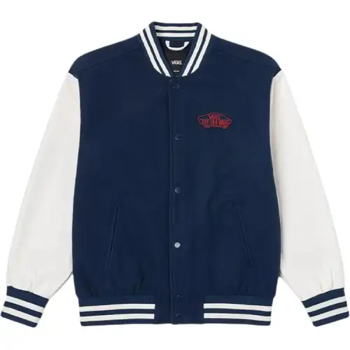 Vans Jackets Unisex Dark Blue Baseball Collar Thin Other