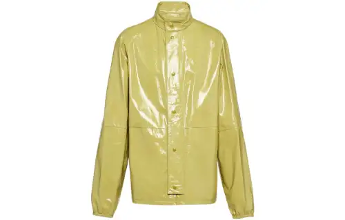 PRADA Leather Jackets Men's Light Grass Green Moderate
