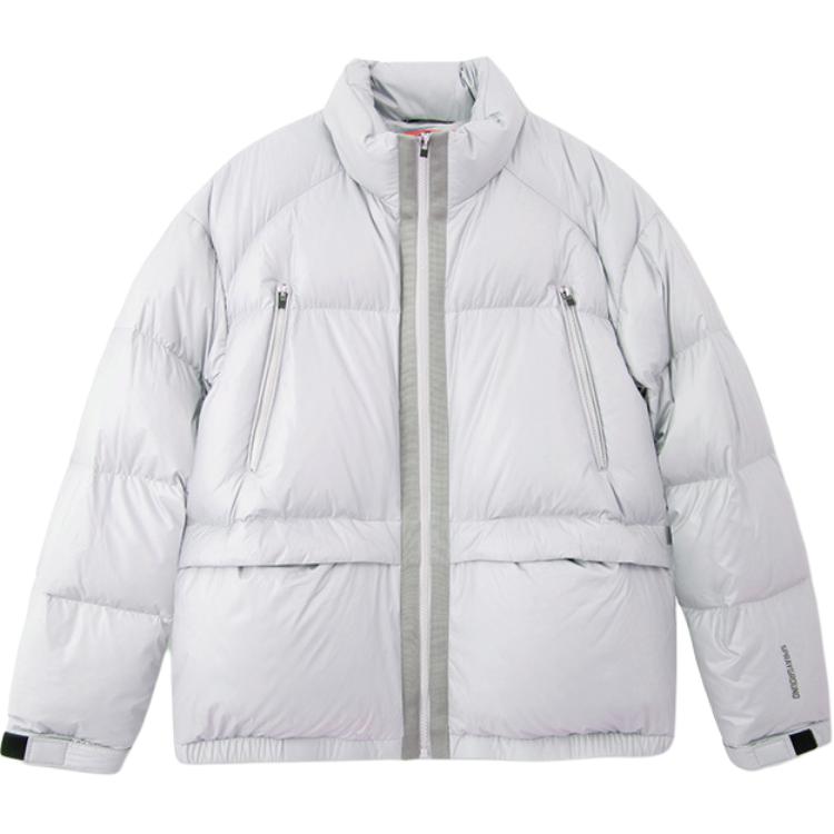 SPRAYGROUND Windproof retro short shark, down jacket with zipper for men and women, increased thickness