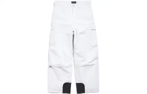 Balenciaga FW24 Cargo Pants, Regular Fit Men's White