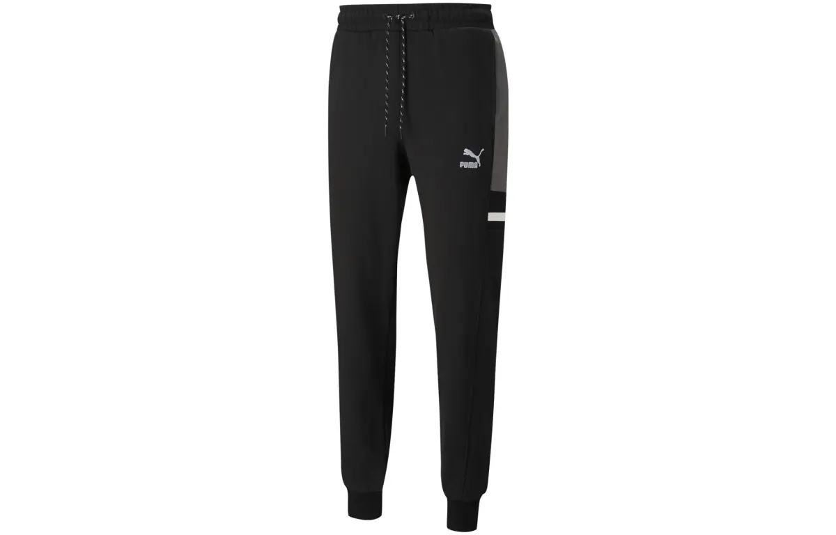 PUMA Knitted Sweatpants Men's Black