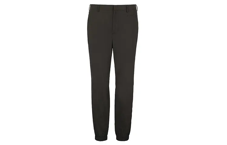PRADA Casual Pants Men's Black Thin Straight Fit Pants