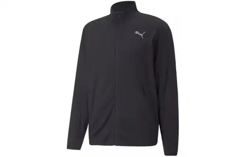 PUMA CLOUDSPUN Jackets Men's Black Stand Collar Moderate Other