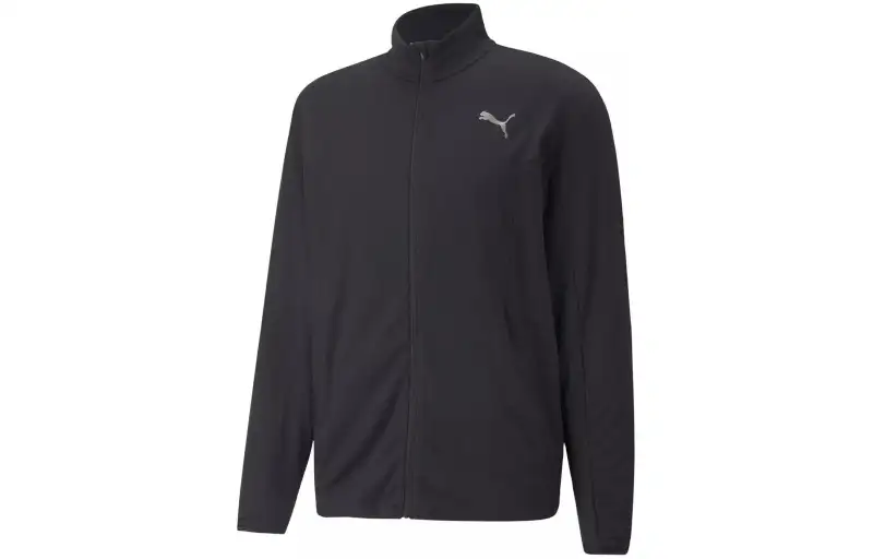 PUMA CLOUDSPUN Jackets Men's Black Stand Collar Moderate Other