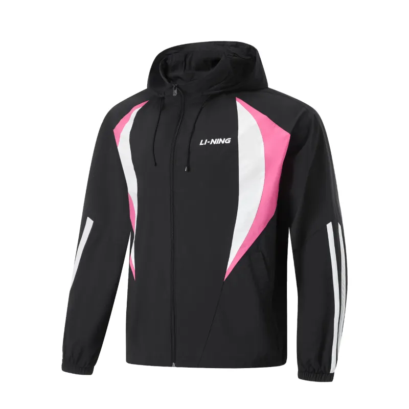 Li Ning Sports Life Collection Trench Coat Unisex Black