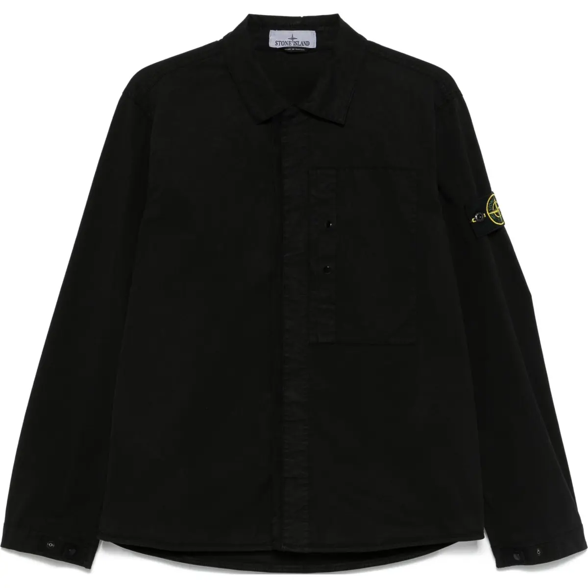 STONE ISLAND Compass Patch Long Sleeved Overshirt