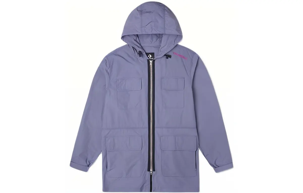 Converse Parka Coat Unisex Charcoal Gray