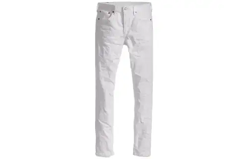 Levis Jeans Men's White Moderate Straight Fit Pants
