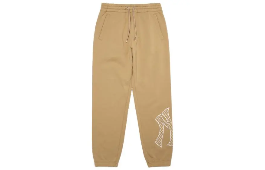 MLB Knitted Sweatpants Unisex Dark Beige