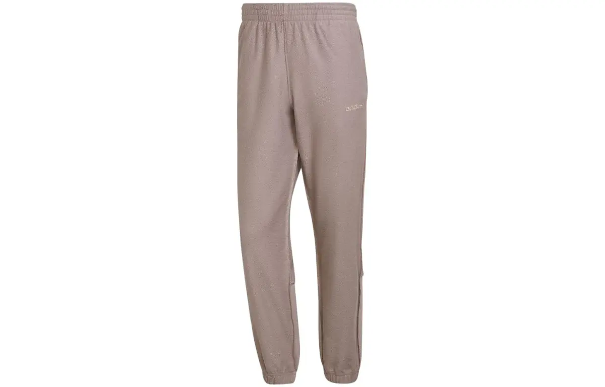 Adidas Originals Knitted Sweatpants Men's Pink Purple Moderate Cuffed Pants