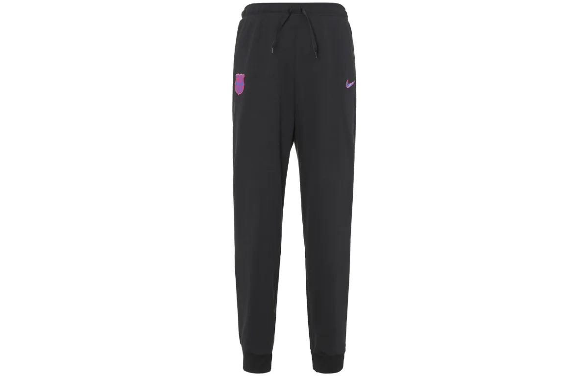 Nike Knitted Sweatpants Men's Black Moderate Cuffed Pants