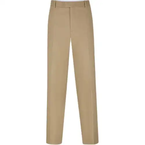Bottega Veneta Casual Pants Men's Beige Yellow Moderate Straight Fit Pants