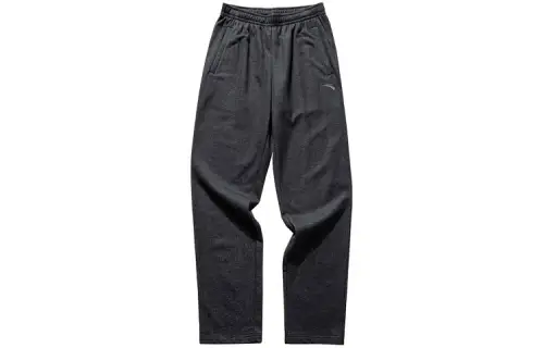 ANTA Knitted Sweatpants Men's Heather Gray Moderate Straight Fit Pants