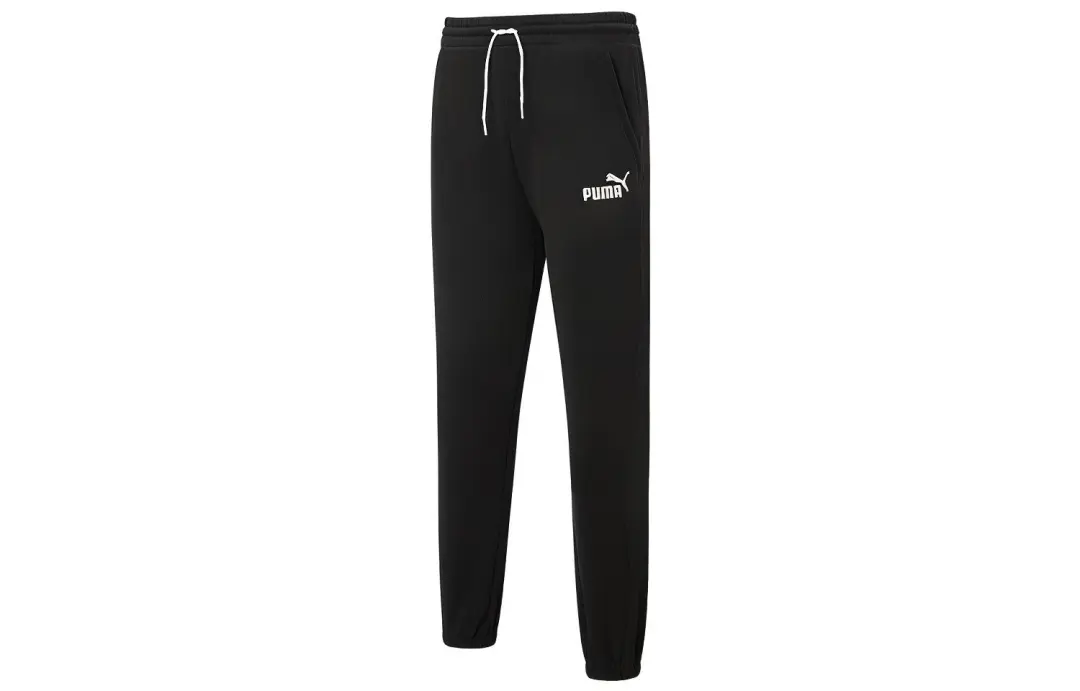 PUMA Knitted Sweatpants Men's Black