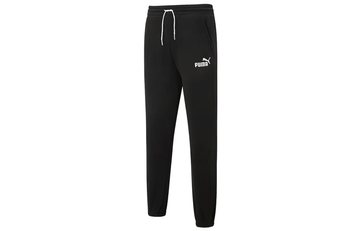 PUMA Knitted Sweatpants Men's Black