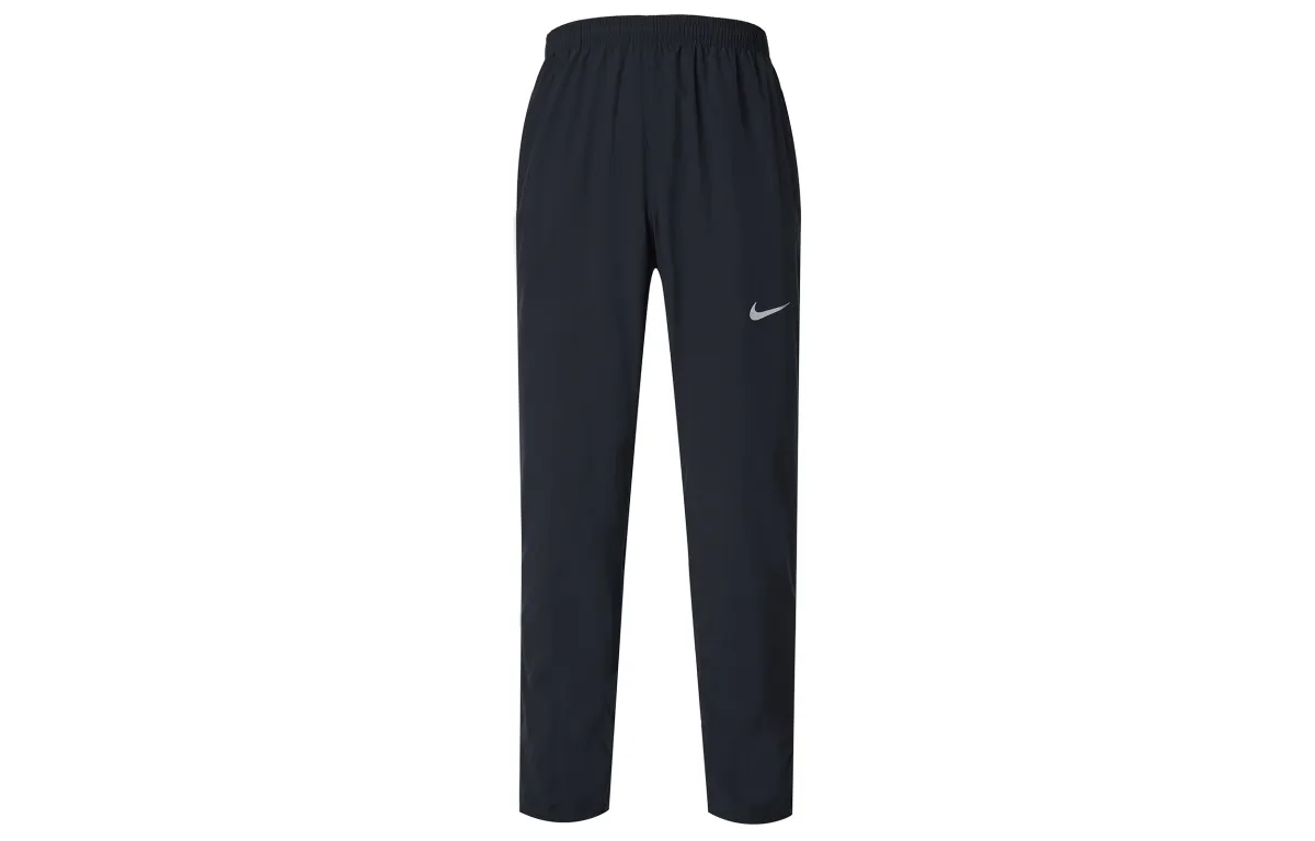 Nike Knitted Sweatpants Men's Black Moderate Straight Fit Pants