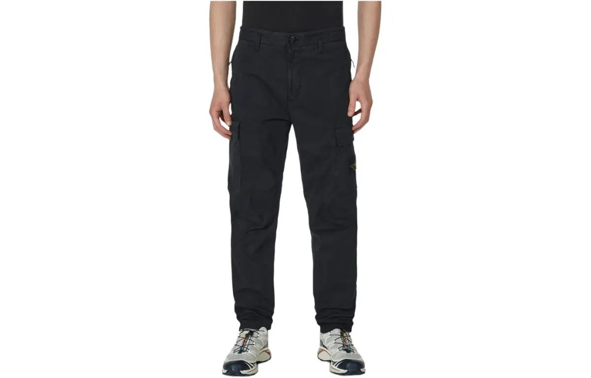 STONE ISLAND Cargo Pants Men's Marine Blue