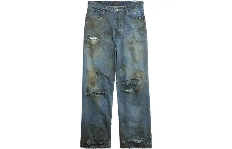 Balenciaga Jeans Loose Fit Unisex Blue