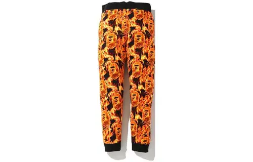 A BATHING APE Knitted Sweatpants Men's Moderate Cuffed Pants
