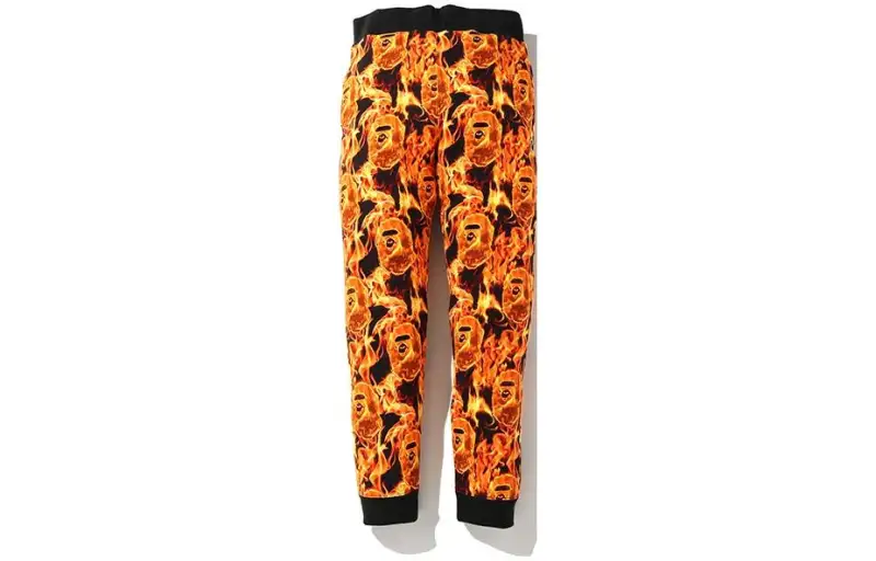 A BATHING APE Knitted Sweatpants Men's Moderate Cuffed Pants