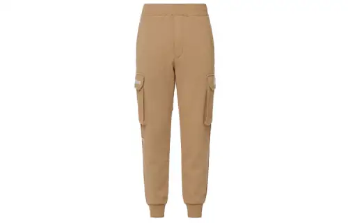 Fukushen EVISU SS21 Pocket Color Matching Elastic Sweatpants Sweatpants Men's Khaki
