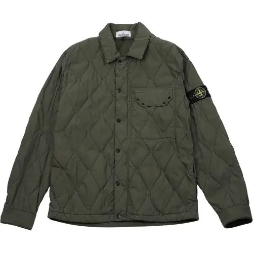 STONE ISLAND Quilted Shirt Jacket