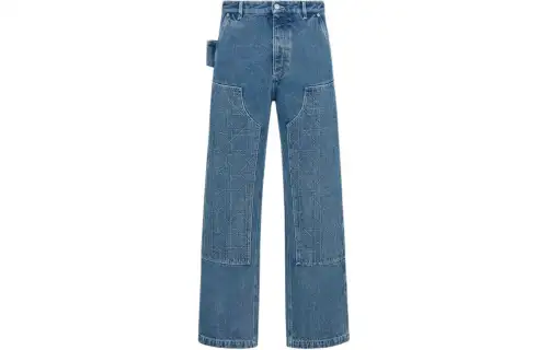 DIOR Jeans Men's Blue Moderate Cargo Pants