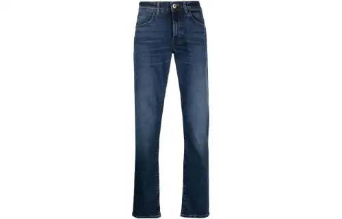 Timberland Jeans Men's Blue Moderate Straight Fit Pants