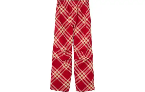 Burberry SS24 Cargo Pants Men's Brick Red