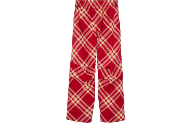 Burberry SS24 Cargo Pants Men's Brick Red