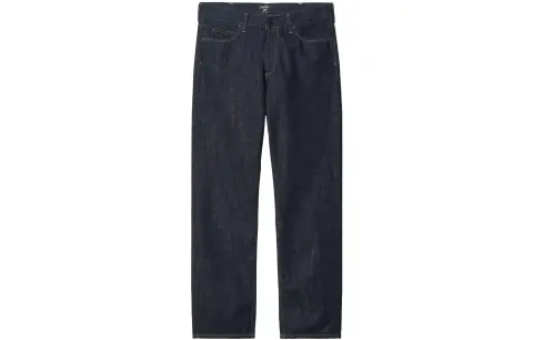 Carhartt WIP Jeans Men's Dark Blue Moderate Straight Fit Pants