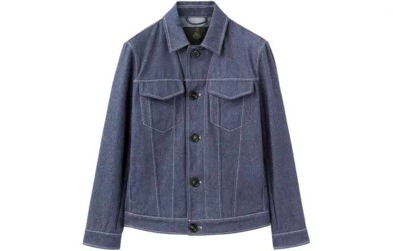 Loro Piana Jackets & Coats Men's Cresting Wave Blue