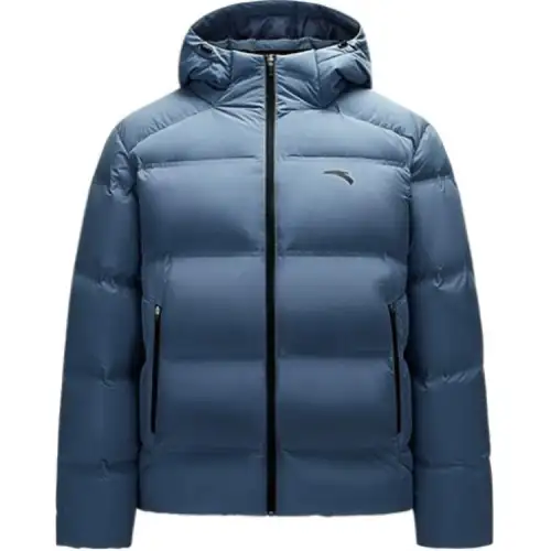 Anta Variety Training Collection Down Jacket Men's Chessboard Gray