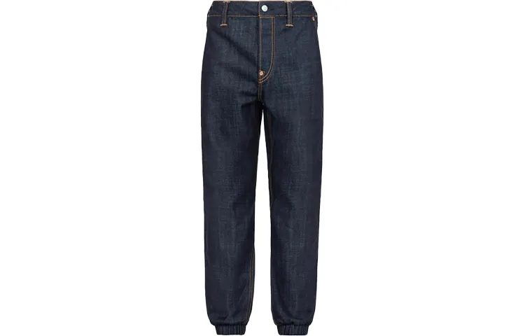 EVISU Casual Pants Men's Denim Blue