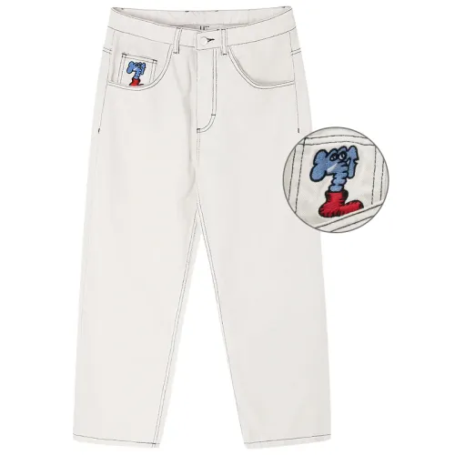MIND ERROR Jeans Unisex Moderate Straight Fit Pants