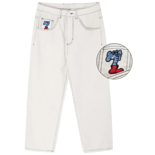 MIND ERROR Jeans Unisex Moderate Straight Fit Pants