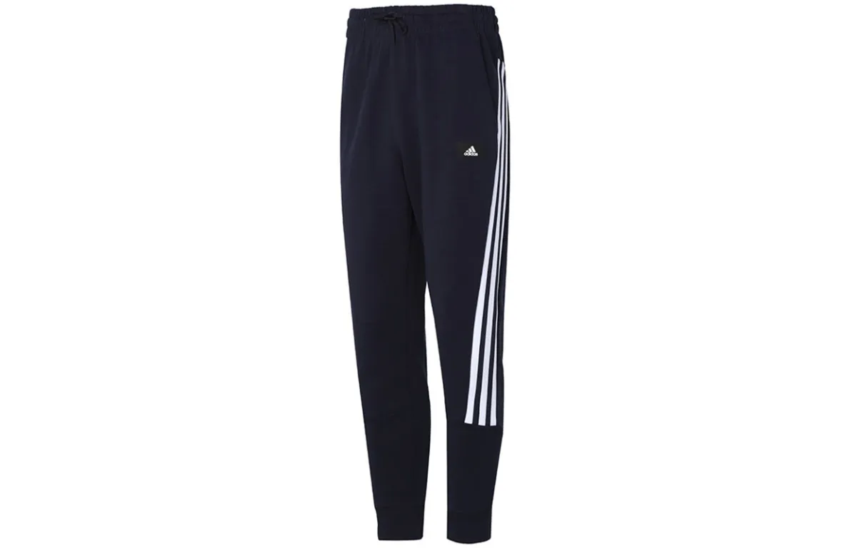Adidas Knitted Sweatpants Men's Navy Blue