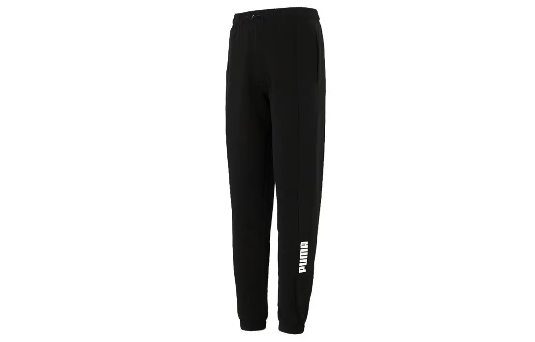 PUMA Knitted Sweatpants Men's Black