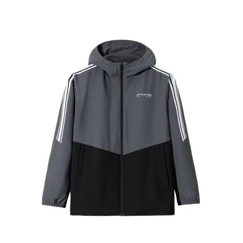 Anta Variety Training Collection Jackets & Coats Men's Men's Gray/Basic Black
