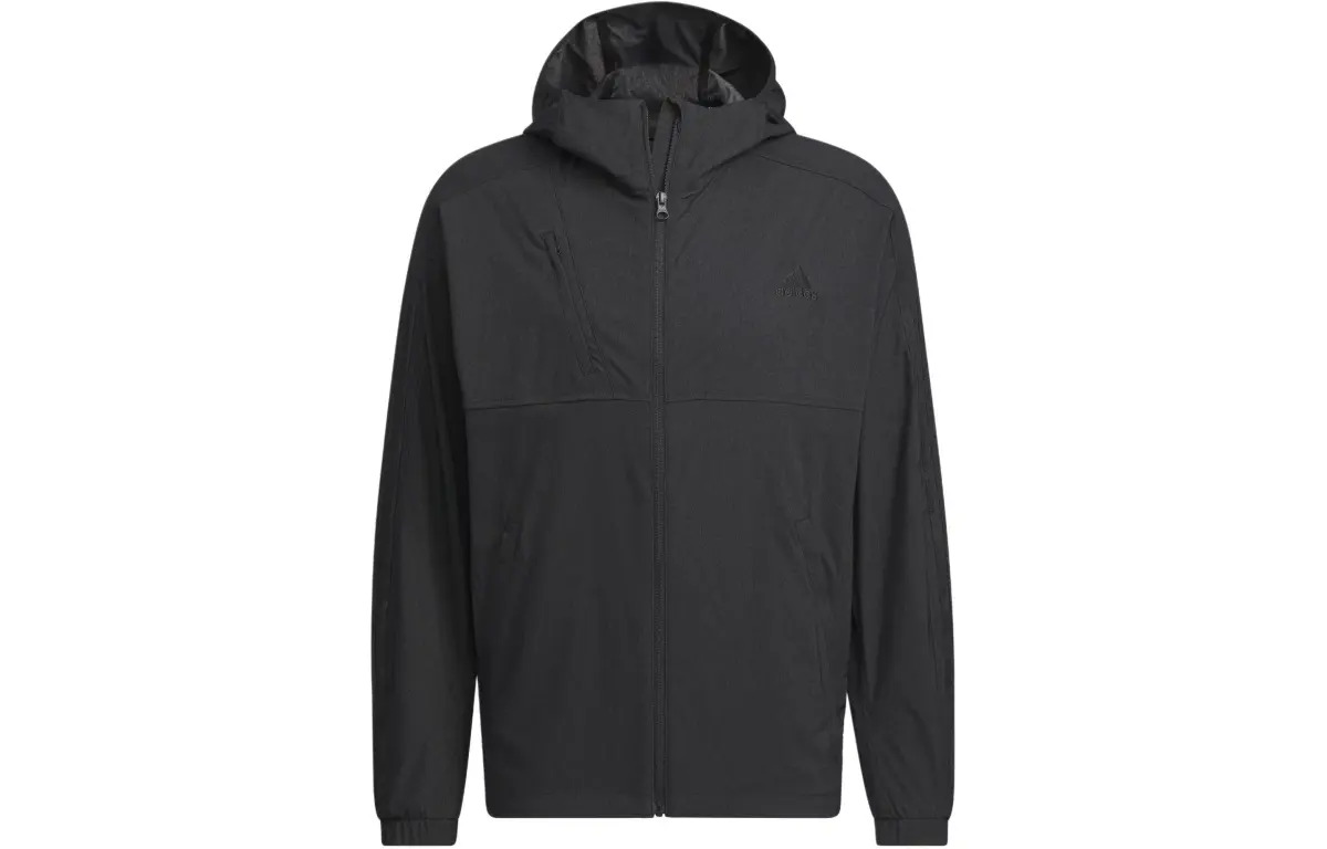Adidas 24/7 Aeroready Hooded Track Jacket Jackets & Coats Men's Black