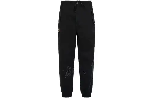 EVISU Jeans Men's Black Moderate Cuffed Pants