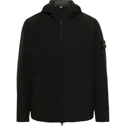 STONE ISLAND Zip Up Hooded Jacket