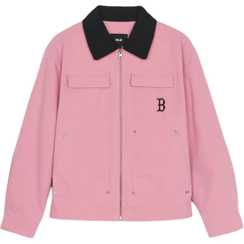 MLB Boston Red Sox Jacket Unisex Pink