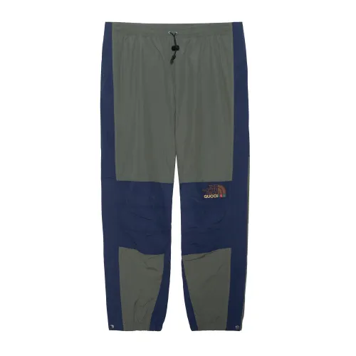 GUCCI x THE NORTH FACE Gucci X The North Face Knitted Sweatpants Men's Dark Blue