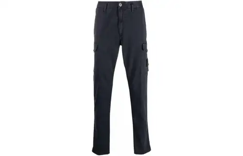 STONE ISLAND Cargo Pants Men's Marine Blue