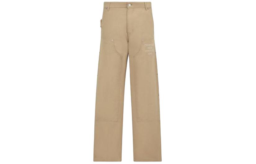 DIOR Homme Logo Patch Straight Leg Pants
