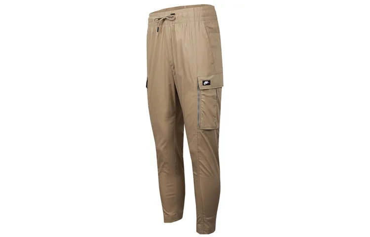 Nike Casual Pants Men's Khaki Moderate Tapered Pants