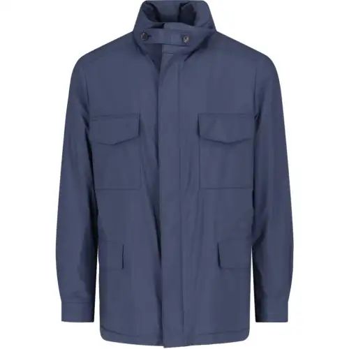 Loro Piana High Neck Bomber Jacket