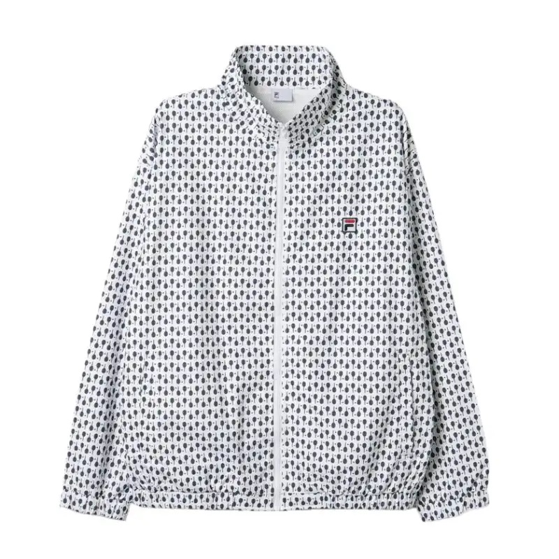 FILA Jackets Unisex White Stand Collar Moderate Other